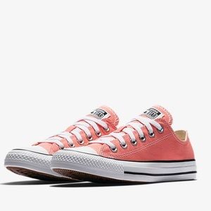 Salmon pink Converse